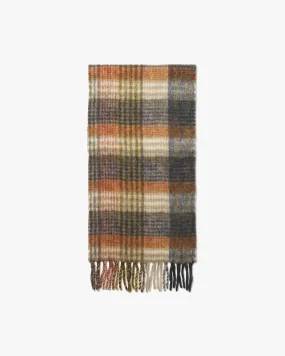 Wool Check Scarf